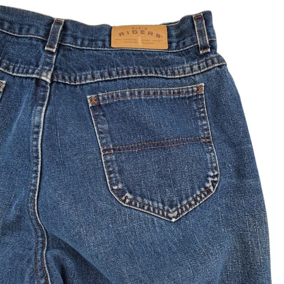 RIDERS By Lee Jeans Women's Straight Leg Denim 5-Pocket Reg. Fit Blue 16 - Picture 8 of 9